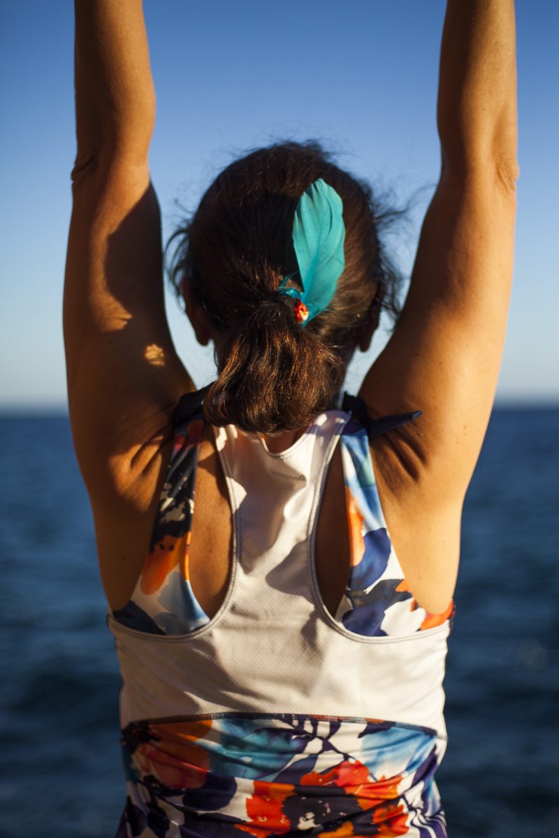 Group Course Yoga Outfit back side view