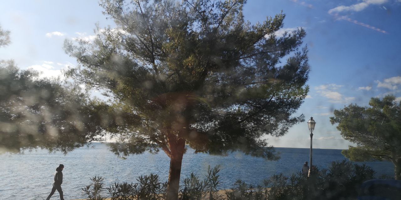 Trieste from Flixbus view from bus