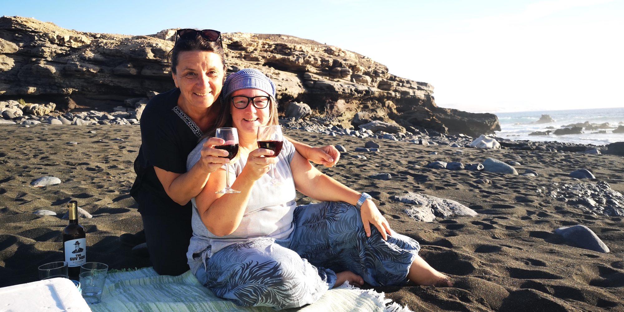 Yoga Retreat Sunset picnic