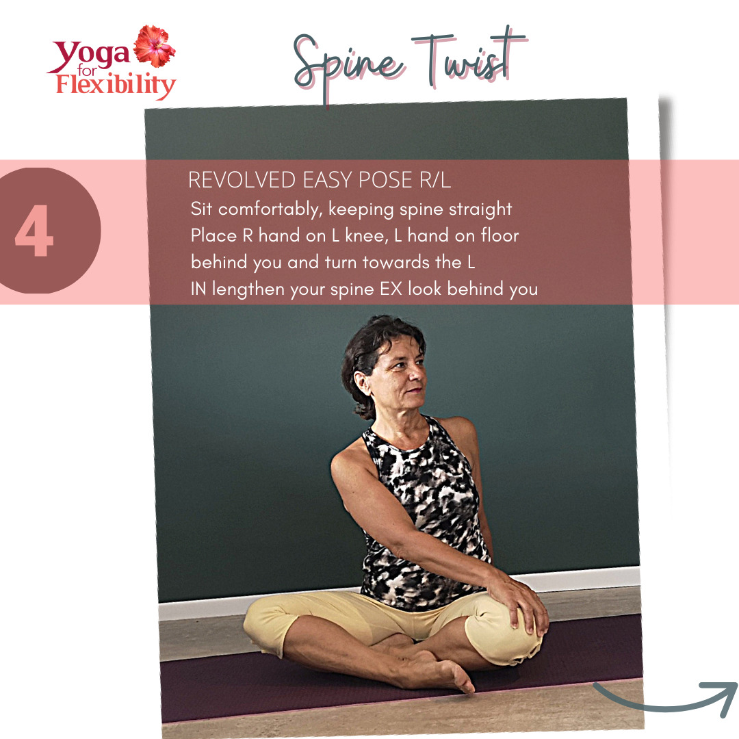 Deer pose yoga side bend