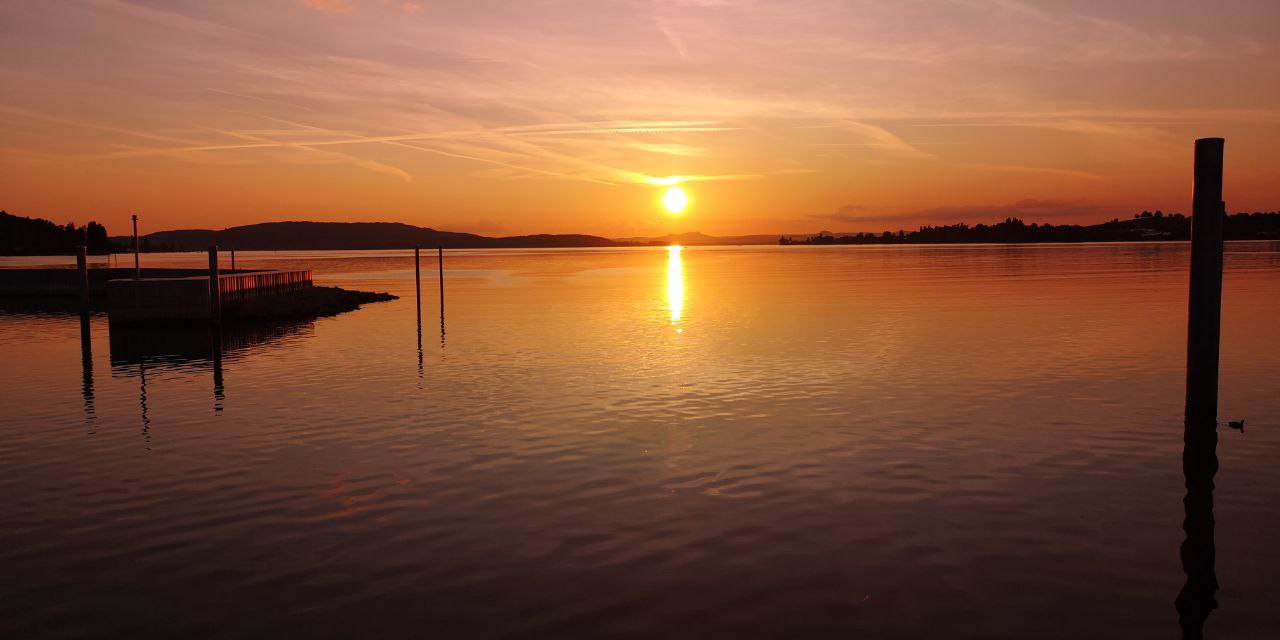 Lake Constance Untersee Sunset Menopause Lake Constance Untersee Sunset Menopause